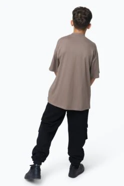 HYPE KIDS BROWN SCRIBBLE T-SHIRT -Hype ZTBS 028 2 1364a80e fe4f 4544 8d61 6fc23c8bad3d