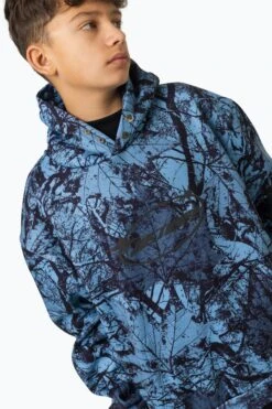 HYPE BOYS MULTI Y2K BLUE LEAF HOODIE 9 HYPE BOYS MULTI Y2K BLUE LEAF HOODIE -Hype ZTBS 033 3