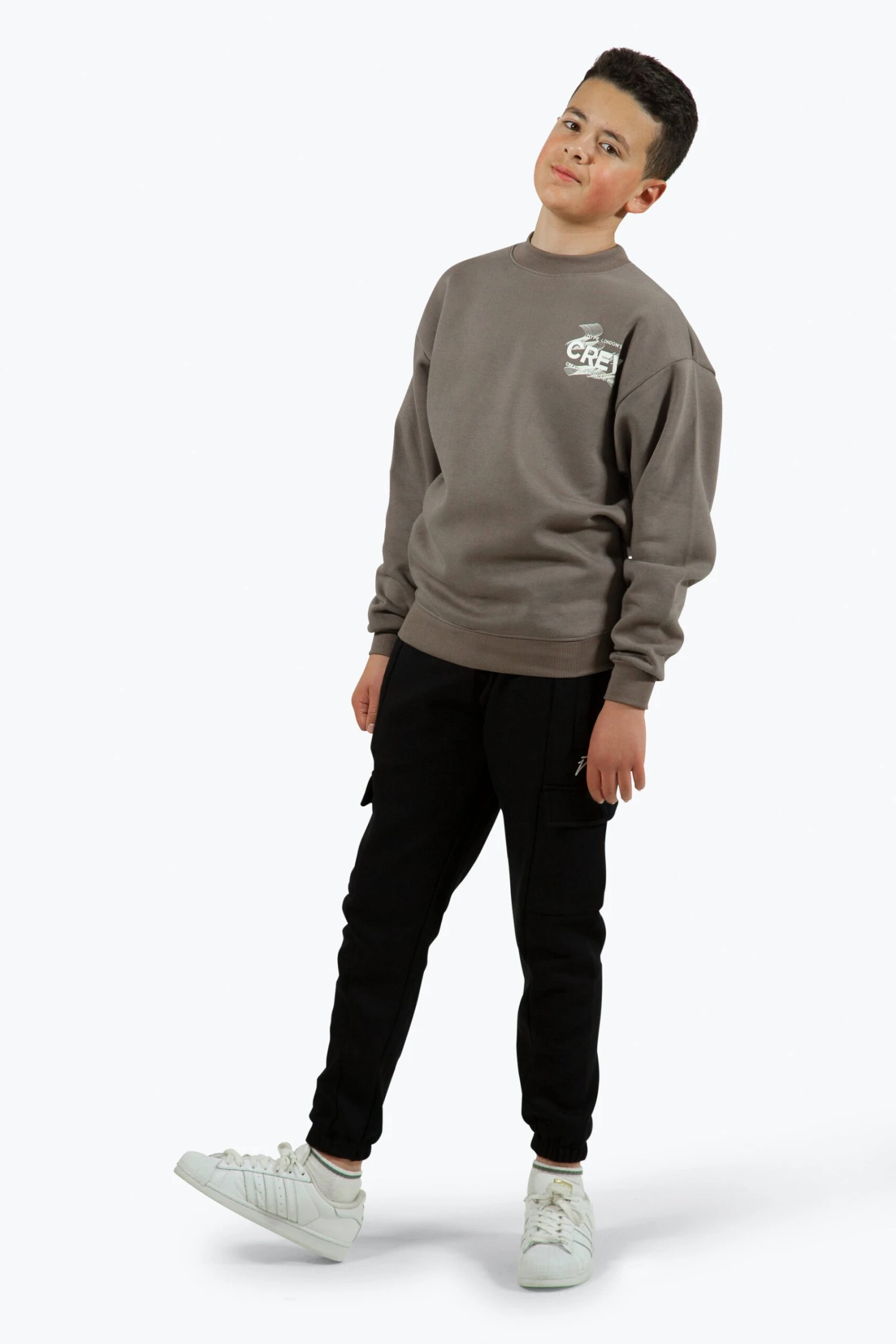 HYPE BOYS BROWN TEAM CREW 4 HYPE BOYS BROWN TEAM CREW - Image 2