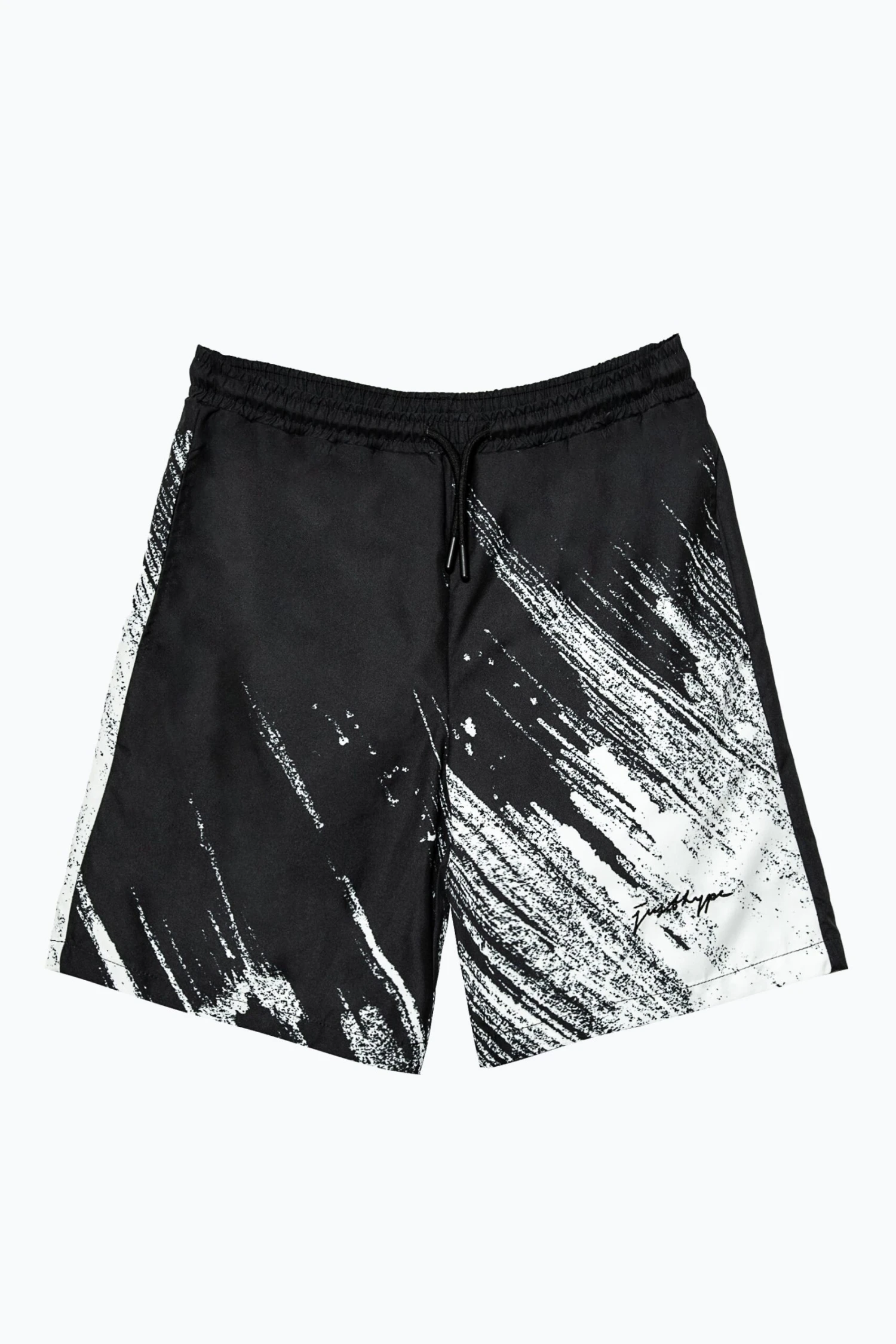HYPE BOYS MULTI BLACK SCRATCH SCRIBBLE SWIM SHORTS 3 HYPE BOYS MULTI BLACK SCRATCH SCRIBBLE SWIM SHORTS
