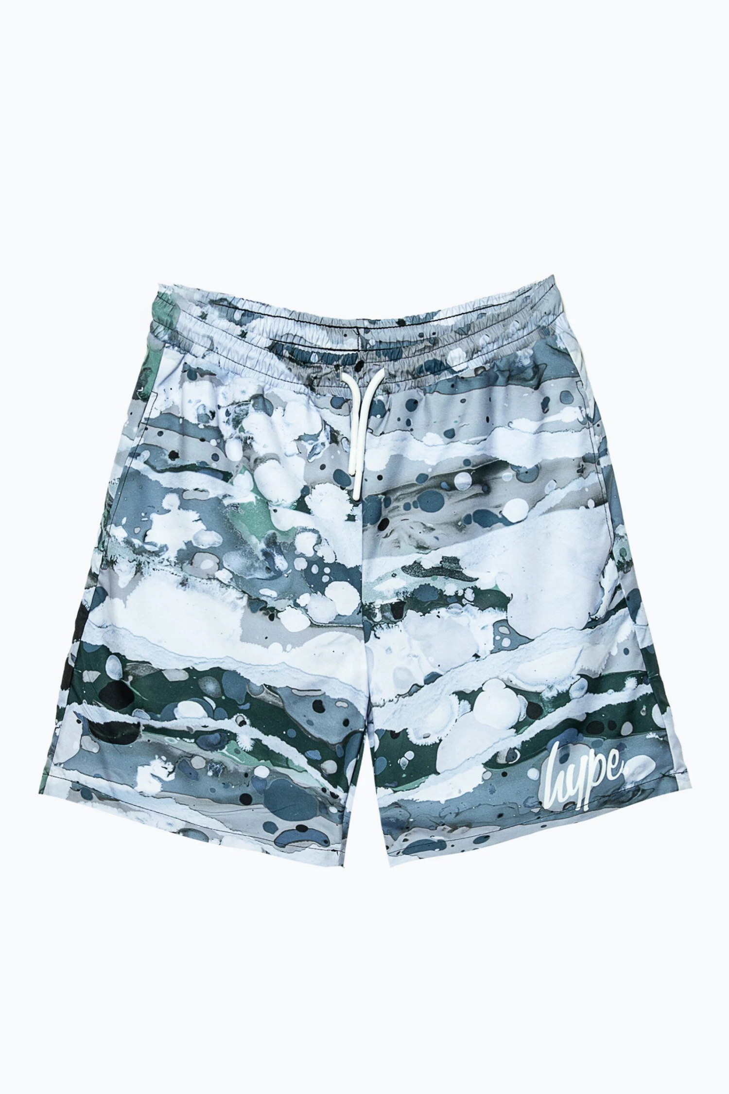 HYPE BOYS MULTI LAYER EARTH SWIM SHORTS 3 HYPE BOYS MULTI LAYER EARTH SWIM SHORTS