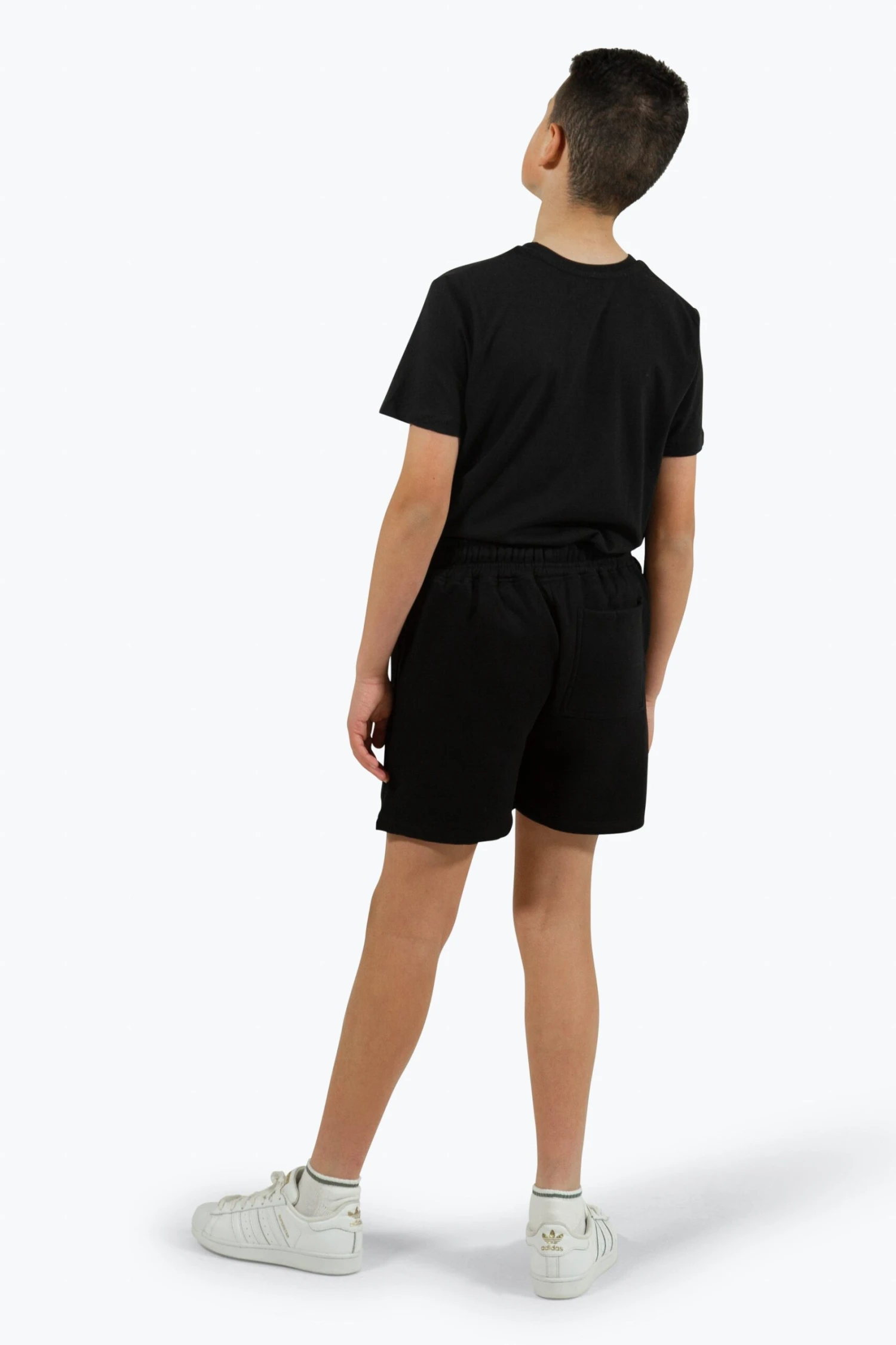 HYPE BOYS BLACK SCRIBBLE SHORTS 6 HYPE BOYS BLACK SCRIBBLE SHORTS - Image 4