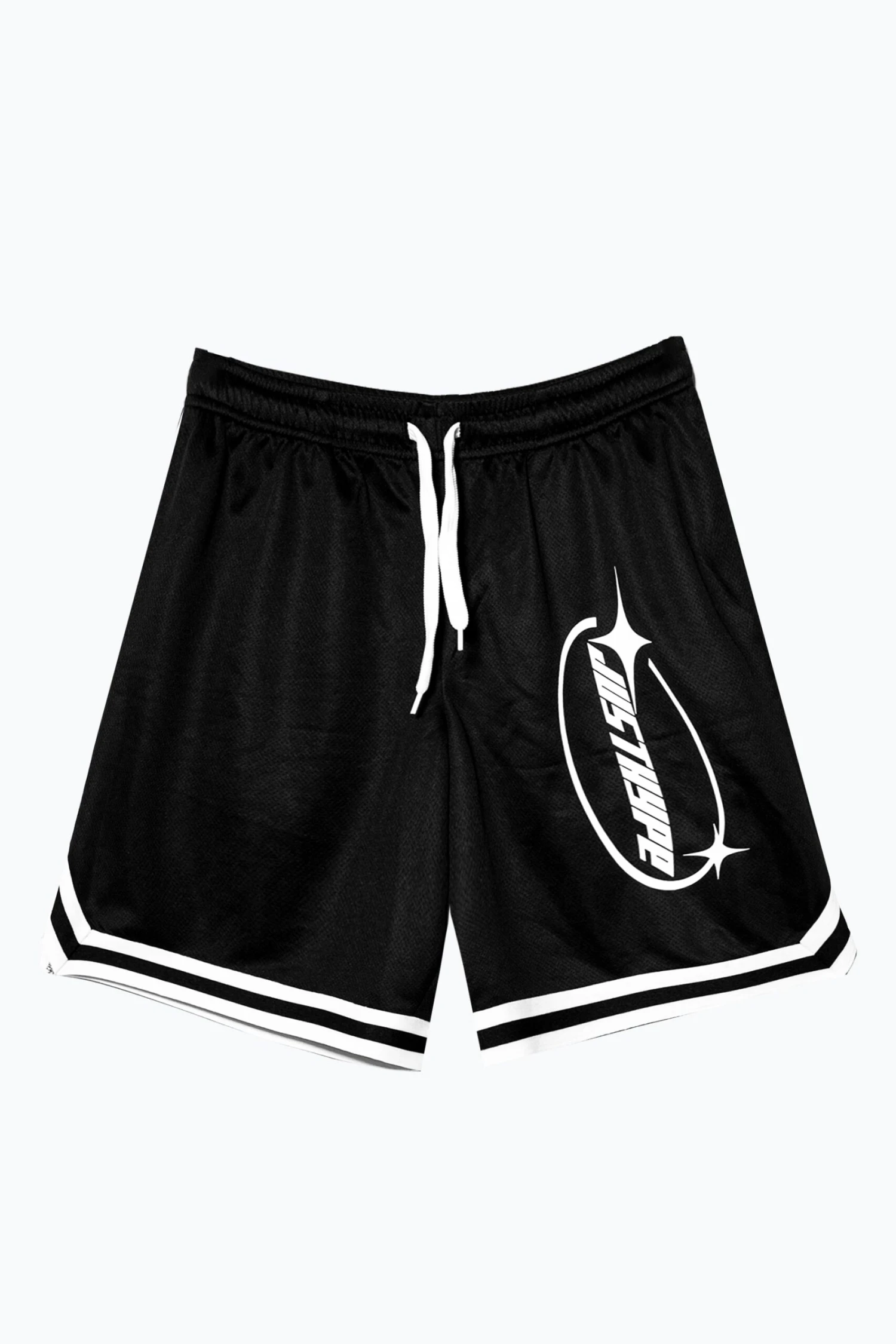 HYPE KIDS BLACK Y2K BASKETBALL SHORTS 3 HYPE KIDS BLACK Y2K BASKETBALL SHORTS