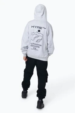 HYPE BOYS GREY MARL OUTDOOR HOODIE 10 HYPE BOYS GREY MARL OUTDOOR HOODIE -Hype ZTBS 217 3 2ff711d2 800f 47f2 a6b9 26984b760cf7
