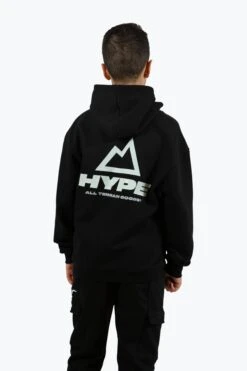HYPE BOYS BLACK OUTDOOR 3M HOODIE 10 HYPE BOYS BLACK OUTDOOR 3M HOODIE -Hype ZTBS 222 1