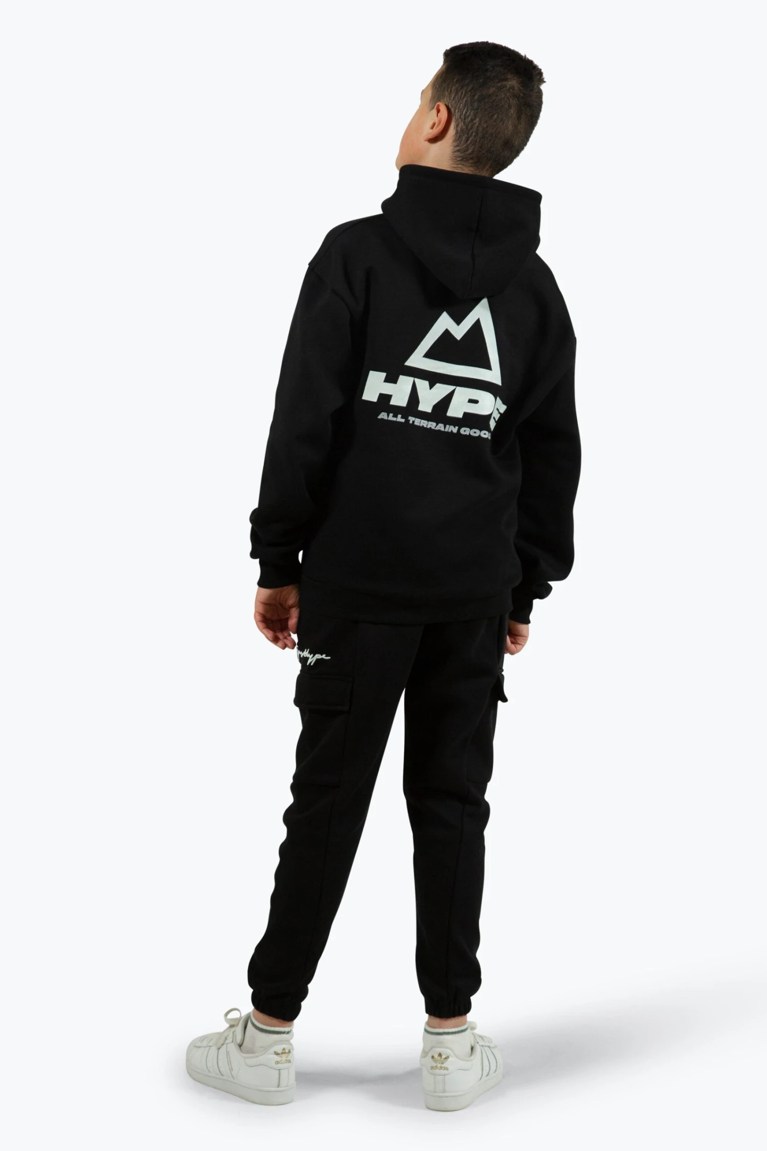 HYPE BOYS BLACK OUTDOOR 3M HOODIE 6 HYPE BOYS BLACK OUTDOOR 3M HOODIE - Image 4