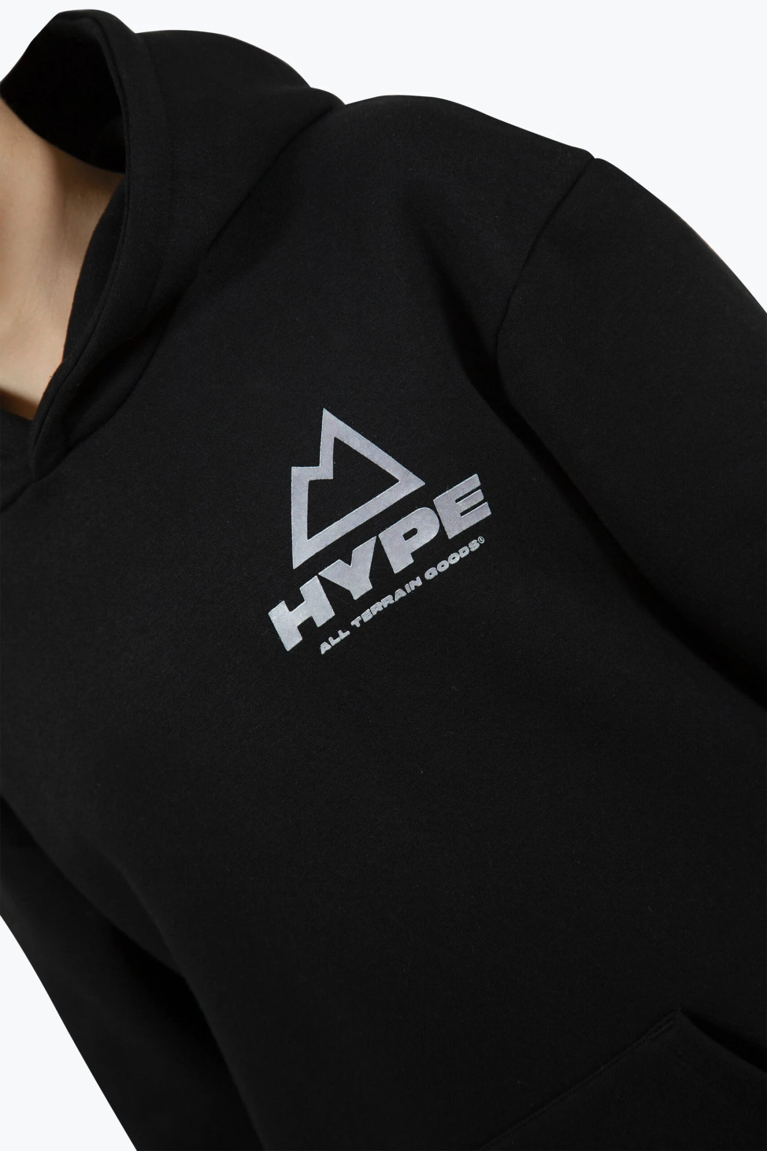 HYPE BOYS BLACK OUTDOOR 3M HOODIE 7 HYPE BOYS BLACK OUTDOOR 3M HOODIE - Image 5
