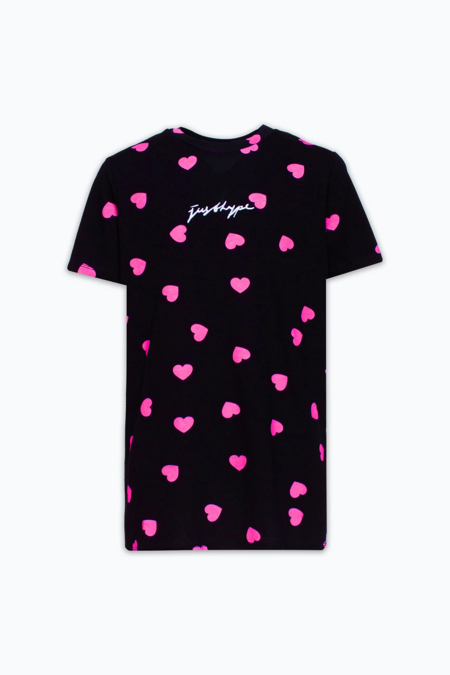 HYPE WOMENS BLACK SCATTER HEART SCRIBBLE T-SHIRT 8 HYPE WOMENS BLACK SCATTER HEART SCRIBBLE T-SHIRT - Image 6