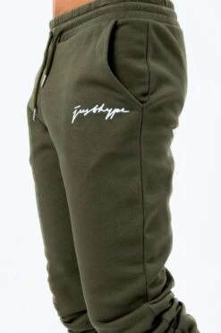 HYPE MENS KHAKI SCRIBBLE LOGO JOGGERS -Hype ZUMH 560 2