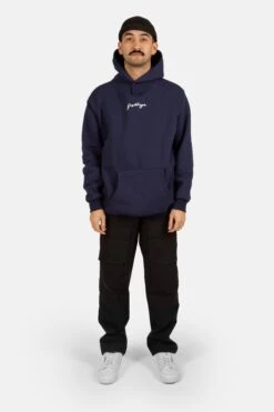 HYPE MENS NAVY SCRIBBLE HOODIE -Hype ZUMH 563 2
