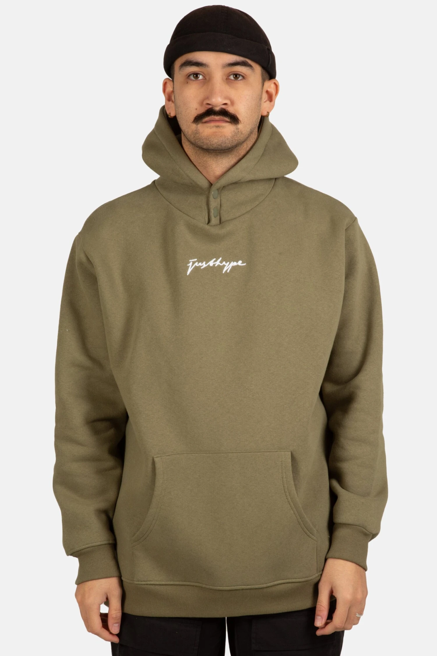 HYPE MENS KHAKI SCRIBBLE LOGO PULLOVER HOODIE 3 HYPE MENS KHAKI SCRIBBLE LOGO PULLOVER HOODIE