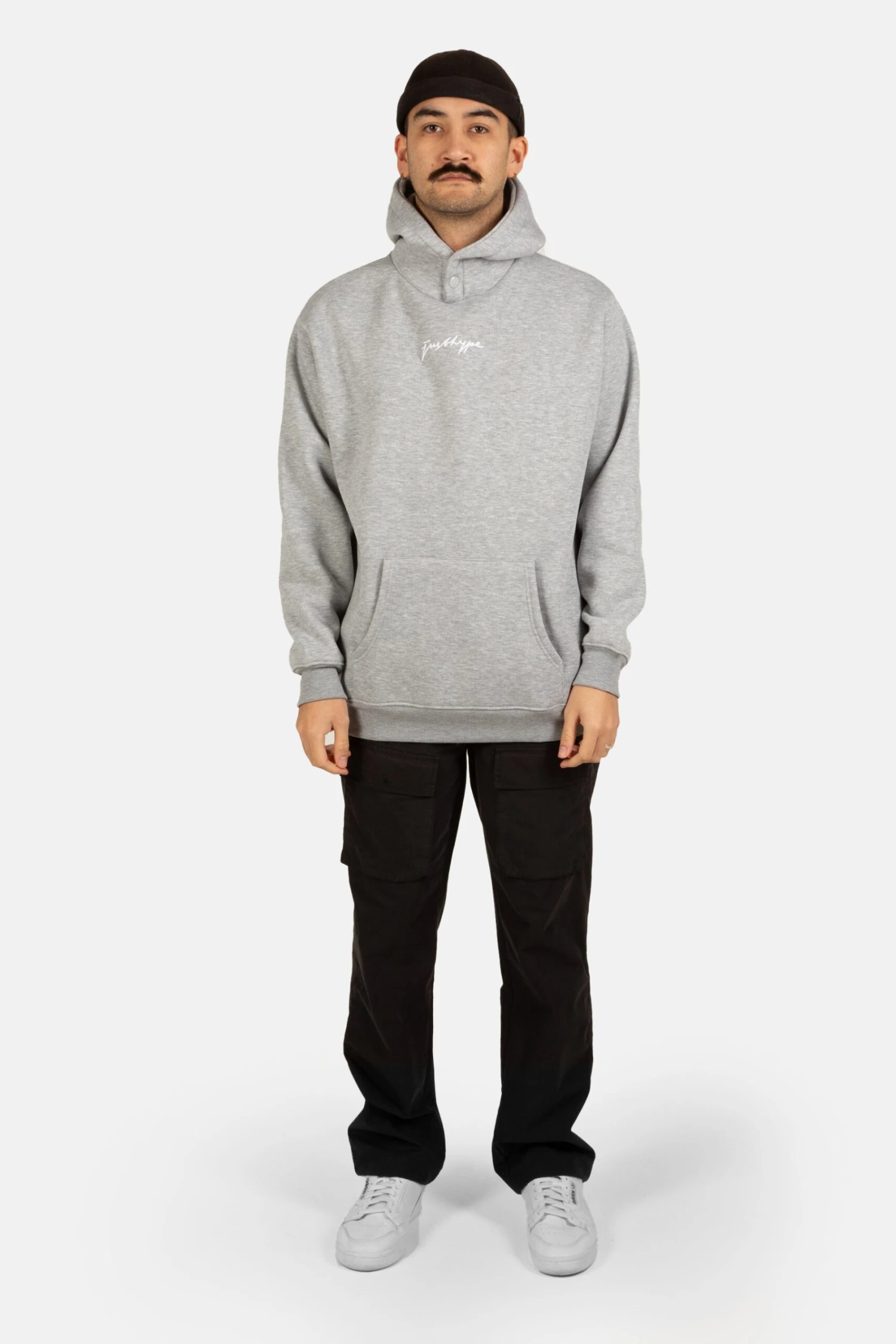 HYPE MENS GREY MARL SCRIBBLE HOODIE 5 HYPE MENS GREY MARL SCRIBBLE HOODIE - Image 3
