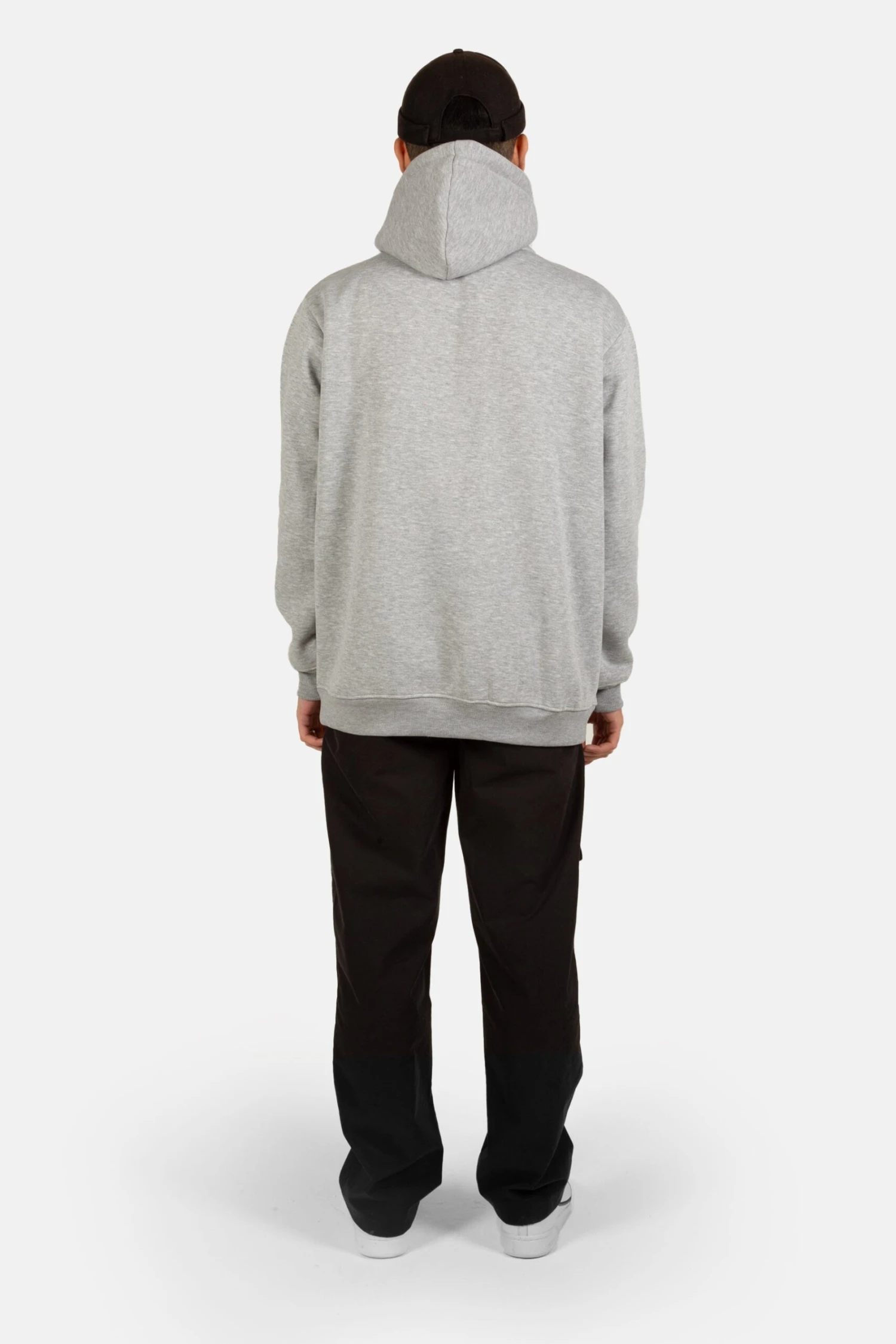 HYPE MENS GREY MARL SCRIBBLE HOODIE 6 HYPE MENS GREY MARL SCRIBBLE HOODIE - Image 4
