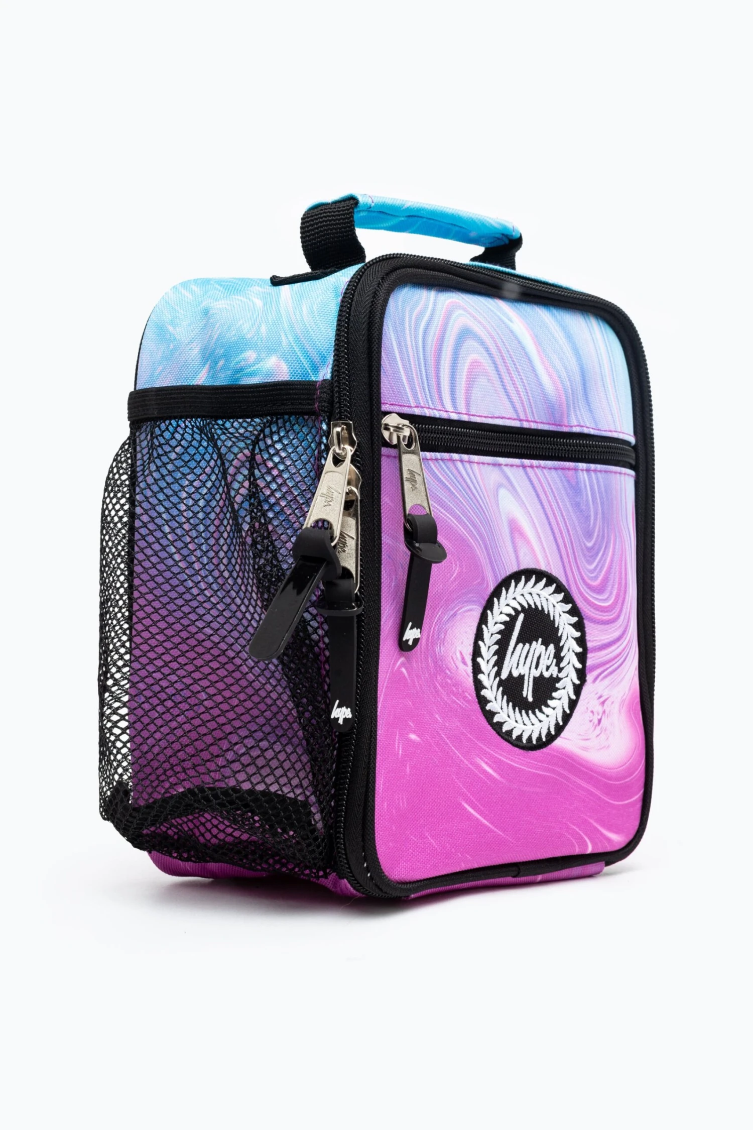 HYPE UNISEX TEAL PURPLE MARBLE CREST LUNCHBOX 4 HYPE UNISEX TEAL PURPLE MARBLE CREST LUNCHBOX - Image 2