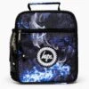 HYPE UNISEX BLACK BLUE FLAME CREST LUNCHBOX -Hype ZUMH 639