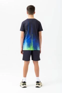 HYPE BOYS BLACK PACIFIC DRIPS SCRIPT T-SHIRT -Hype ZVLR 023 BACK