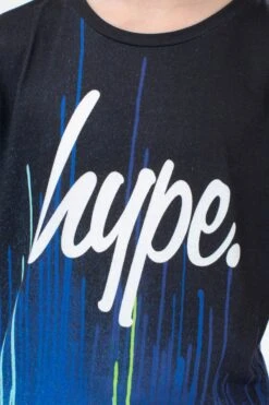 HYPE BOYS BLACK PACIFIC DRIPS SCRIPT T-SHIRT -Hype ZVLR 023 DETAIL 41abb2ed 5e4f 4435 a215 cfbb74137186