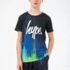 HYPE BOYS BLACK PACIFIC DRIPS SCRIPT T-SHIRT -Hype ZVLR 023 MAIN e4b00d1d 0fd7 45c6 9f6a 257497890178