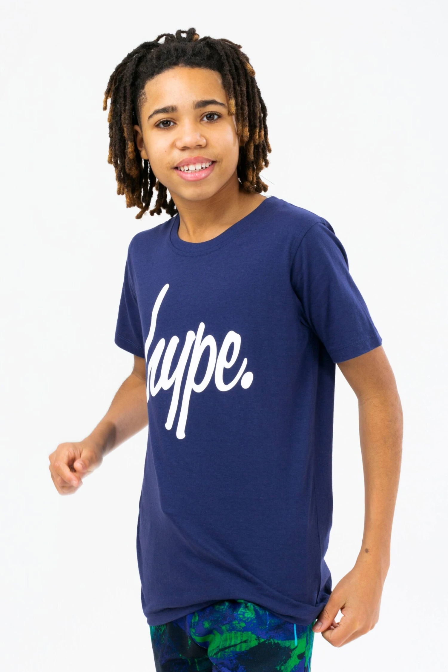HYPE BOYS NAVY REEF SPRAY SCRIPT TEE & SHORTS SET 5 HYPE BOYS NAVY REEF SPRAY SCRIPT TEE & SHORTS SET - Image 3