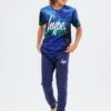 HYPE BOYS NAVY REEF SPRAY SCRIPT TEE & JOGGERS SET -Hype ZVLR 178fullfront