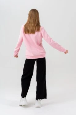 HYPE GIRLS PINK BUTTERFLY SCRIPT CREW NECK -Hype ZVLR 233FULLBACK 905575a9 9778 4896 a51b 2ebd055f87ad