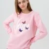 HYPE GIRLS PINK BUTTERFLY SCRIPT CREW NECK -Hype ZVLR 233MAIN 4907be97 4fb6 4706 abc0 ed72d6d833f4