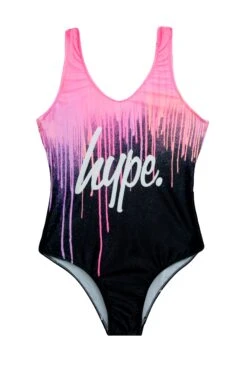 HYPE GIRLS PINK DRIPS SCRIPT SWIMSUIT -Hype ZVLR 303 b67324e0 8395 4373 8bde 4b7e32940291