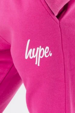 HYPE GIRLS BERRY SCRIPT HOODIE & JOGGERS SET -Hype ZVLR 335DETAIL