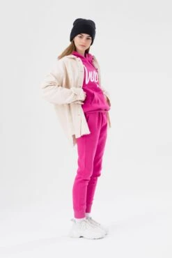HYPE GIRLS BERRY SCRIPT HOODIE & JOGGERS SET -Hype ZVLR 335MAIN