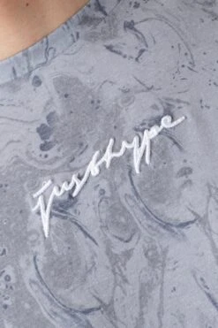 HYPE MENS GREY MINERAL SCRIBBLE T-SHIRT -Hype ZVLR 374 2