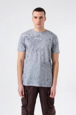 HYPE MENS GREY MINERAL SCRIBBLE T-SHIRT -Hype ZVLR 374 7