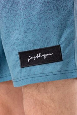 HYPE MENS BLUE SPECKLE FADE SCRIBBLE PATCH SWIM SHORTS -Hype ZVLR 400 DETAIL 3d571c40 f09c 4287 b2a8 6c69a9db9eaf