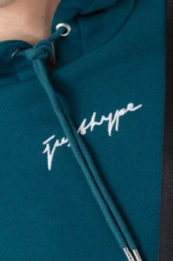 HYPE MENS TEAL SCRIBBLE HOODIE -Hype ZVLR 422 2