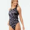 HYPE WOMENS BLACK LEOPARD SCRIBBLE SWIMSUIT 2 HYPE WOMENS BLACK LEOPARD SCRIBBLE SWIMSUIT -Hype ZVLR 572 MAIN