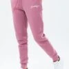 HYPE DUSTY BERRY SCRIBBLE WOMEN'S JOGGERS 2 HYPE DUSTY BERRY SCRIBBLE WOMEN'S JOGGERS -Hype ZWF 478front