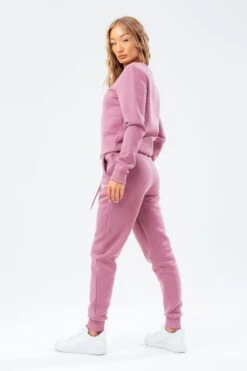 HYPE DUSTY BERRY SCRIBBLE WOMEN'S JOGGERS -Hype ZWF 478fullback