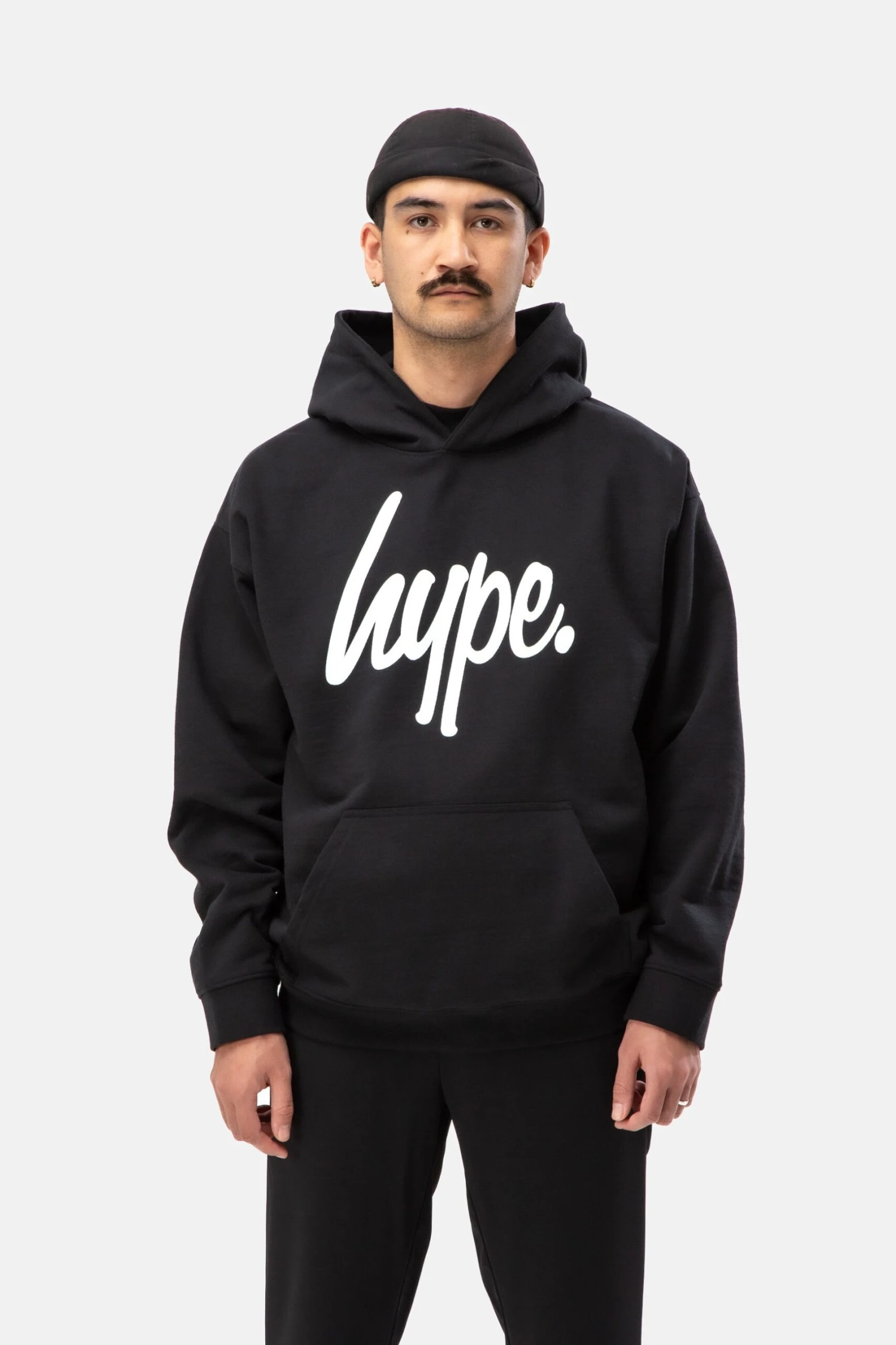 HYPE ADULTS BLACK SCRIPT HOODIE 3 HYPE ADULTS BLACK SCRIPT HOODIE