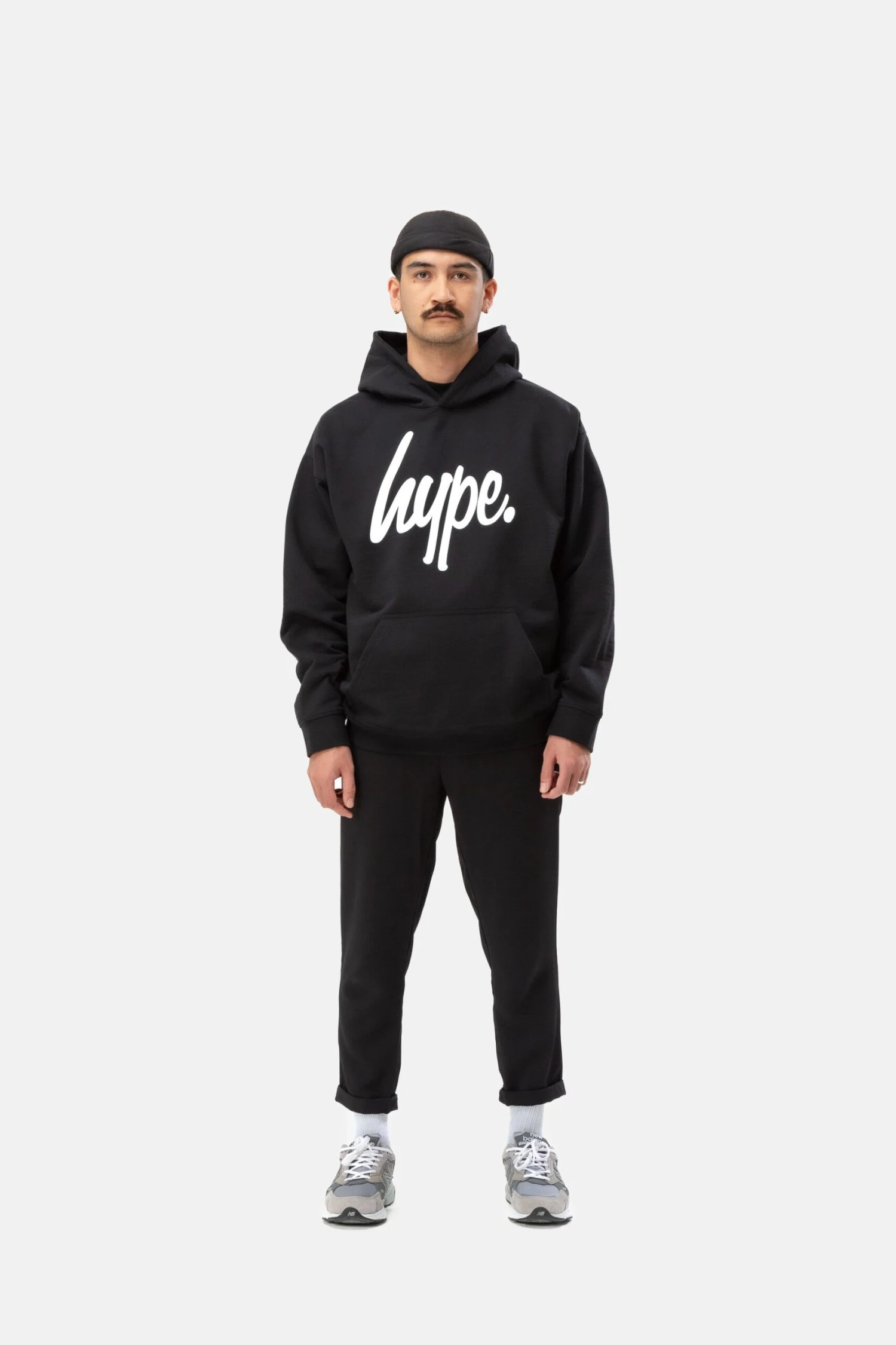 HYPE ADULTS BLACK SCRIPT HOODIE 4 HYPE ADULTS BLACK SCRIPT HOODIE - Image 2