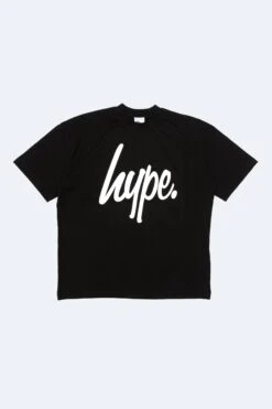 HYPE ADULTS BLACK SCRIPT T-SHIRT -Hype tshirt front